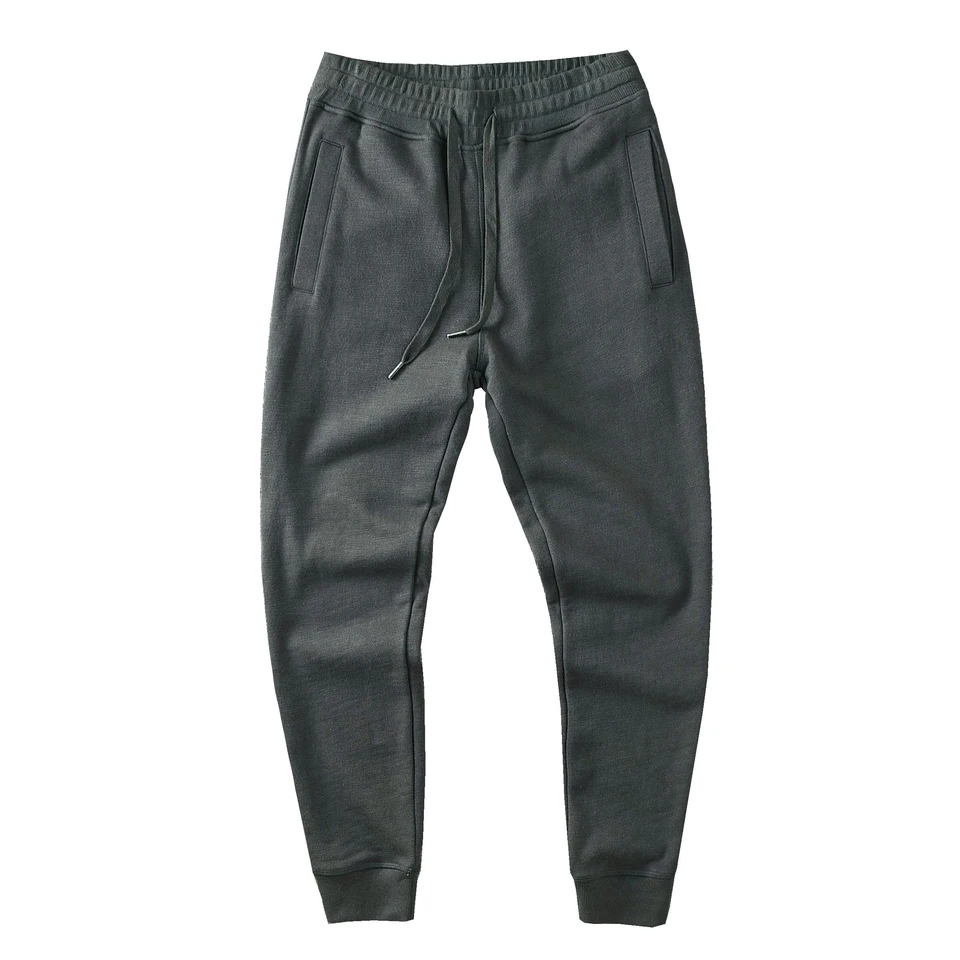 Retro umyté staré jeseň/zimné kašmírové sveter nohavice Pánske ťažké pletené bavlnené nohy Trend Trend Slim Pants