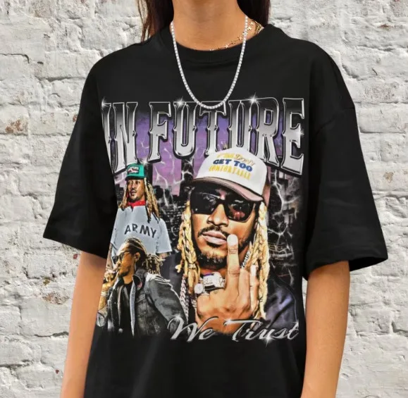 Retro v budúcnosti veríme, že tričko bootleg hendrix hip hopový rap pre ňu darček