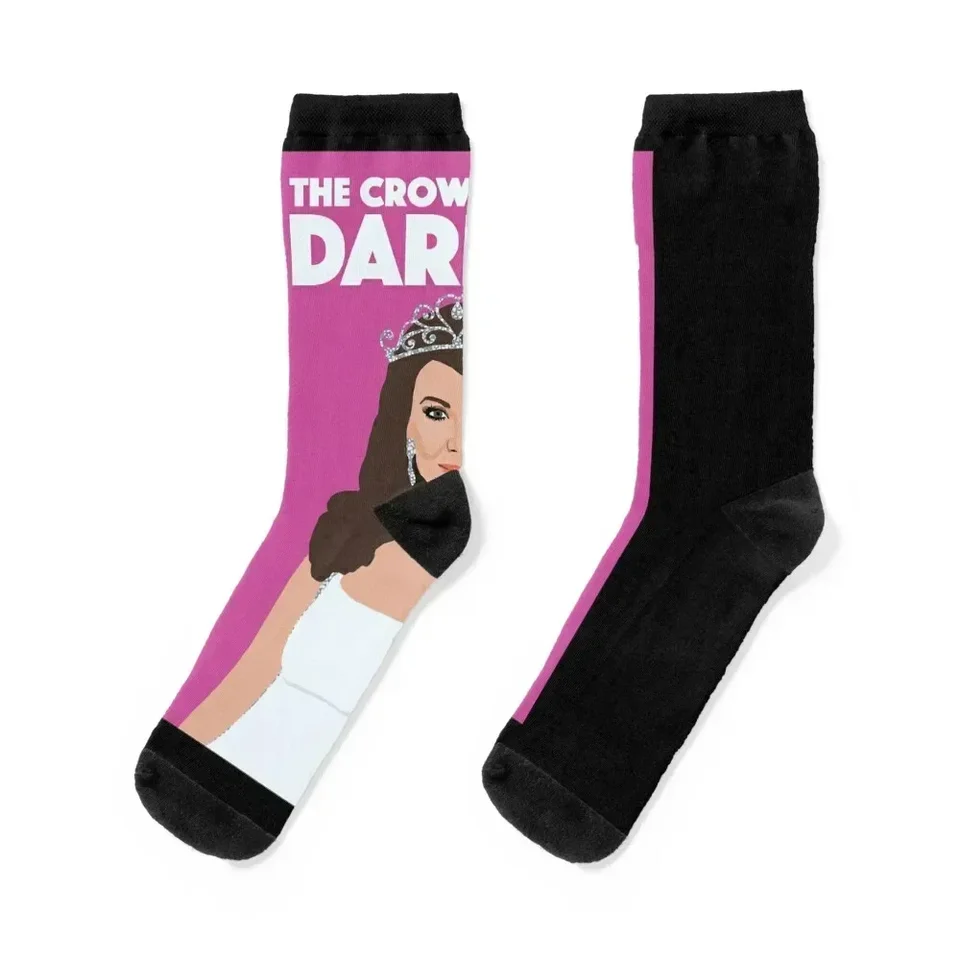 Retro vintage Lisa Vanderpump Awesome for Music Fan Fan Socks Novoročné scéna luxusná žena ponožky Pánske