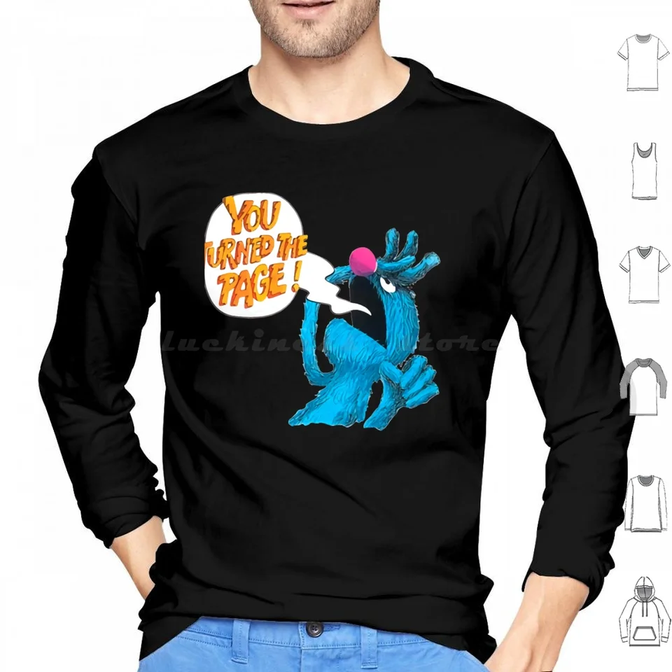 Retro vintage monštrum na konci tohto knižného daru pre fanúšikov, pre mužov a Omenr Hoodie Cotton s dlhým rukávom Susan Sarandon