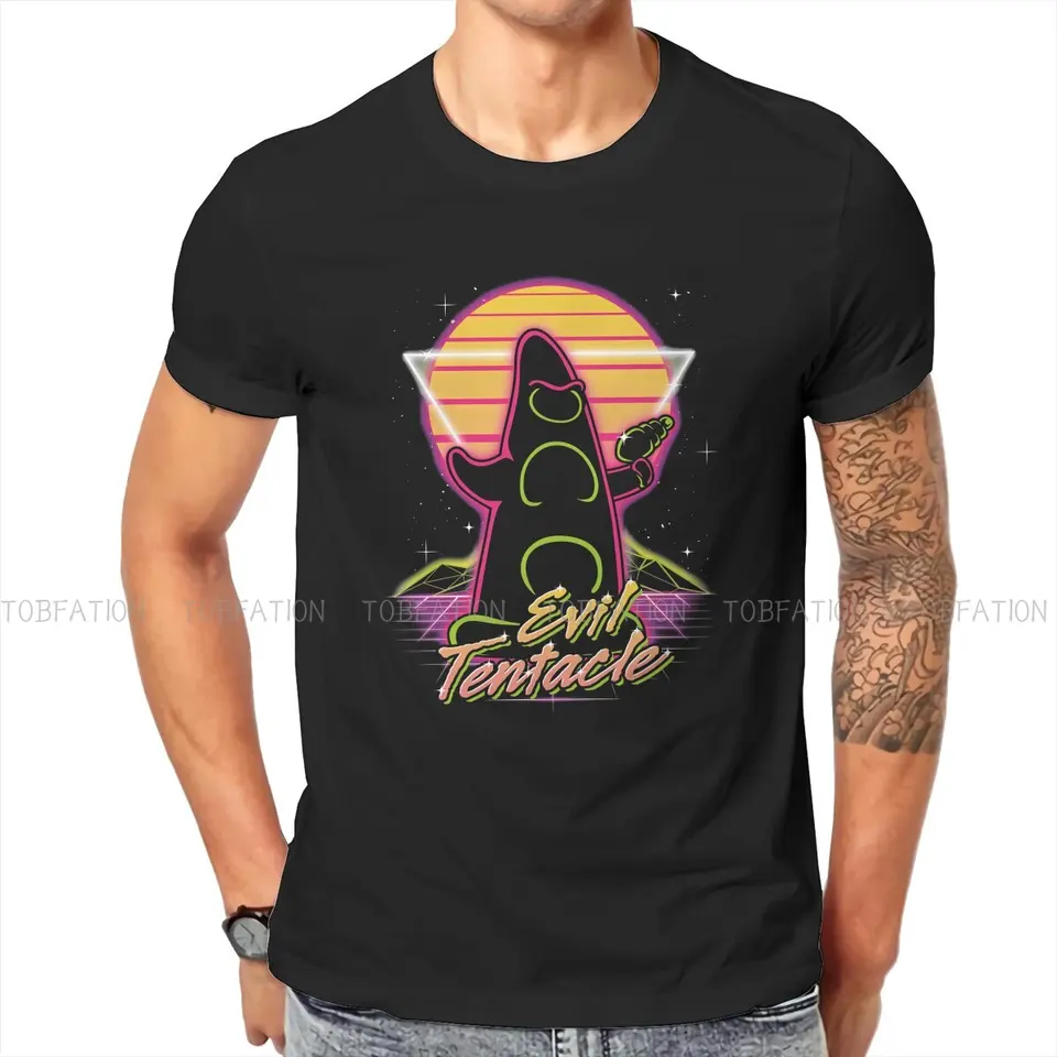 Retro zlo o krk tričko Deň gamy hrobky Pure Cotton Original T košeľa muži topánky módne nadmerne veľké