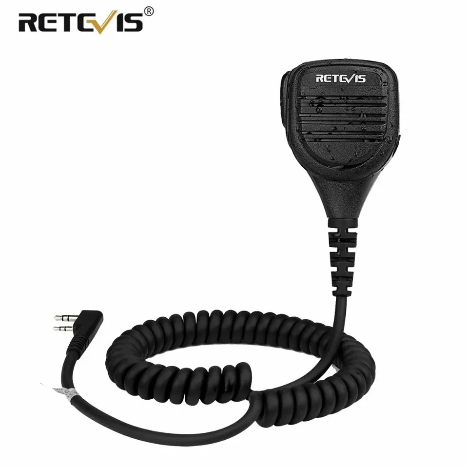 Retúvis rs-112 IP54 nepremokavý diaľkový mikrofón mikrofón ptt pre Kenwood Baofeng UV 5R pre Quansheng UV K5 K6 UV K58 Radio Radio Radio