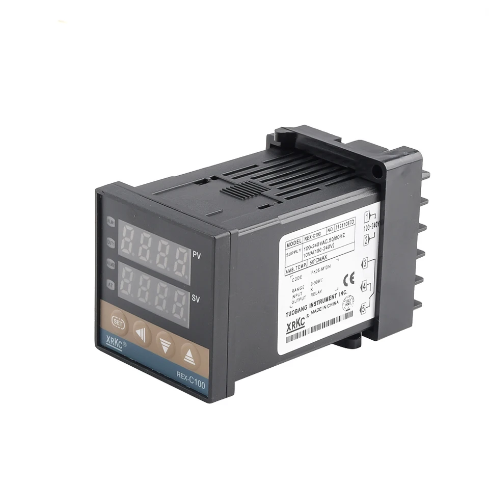 Rex-C100 Digitálny regulátor PID teploty Termostat SSR MAX.40A SSR RELE K TERMOCUPLE Sonda Vysoká kvalita