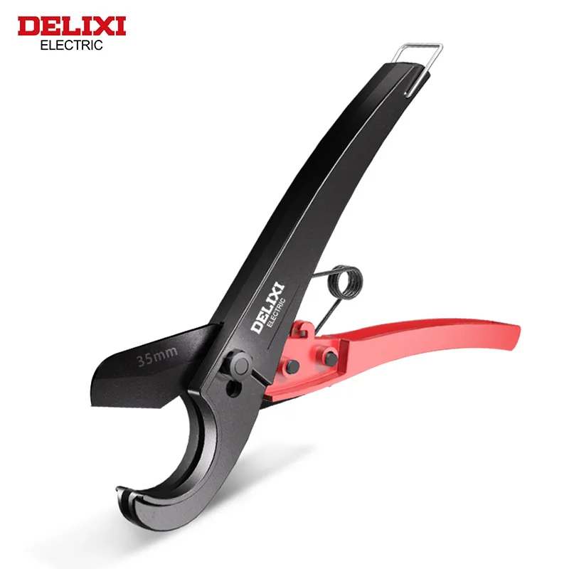 Rezačka elektrickej rúry spoločnosti Delixi ， rúrky s nožnicami SK5 Materiál Ratter Cutter PVC/PU/PP/PE HADICE RUCK Ručné náradie ， pre inštalatérových majiteľov domov