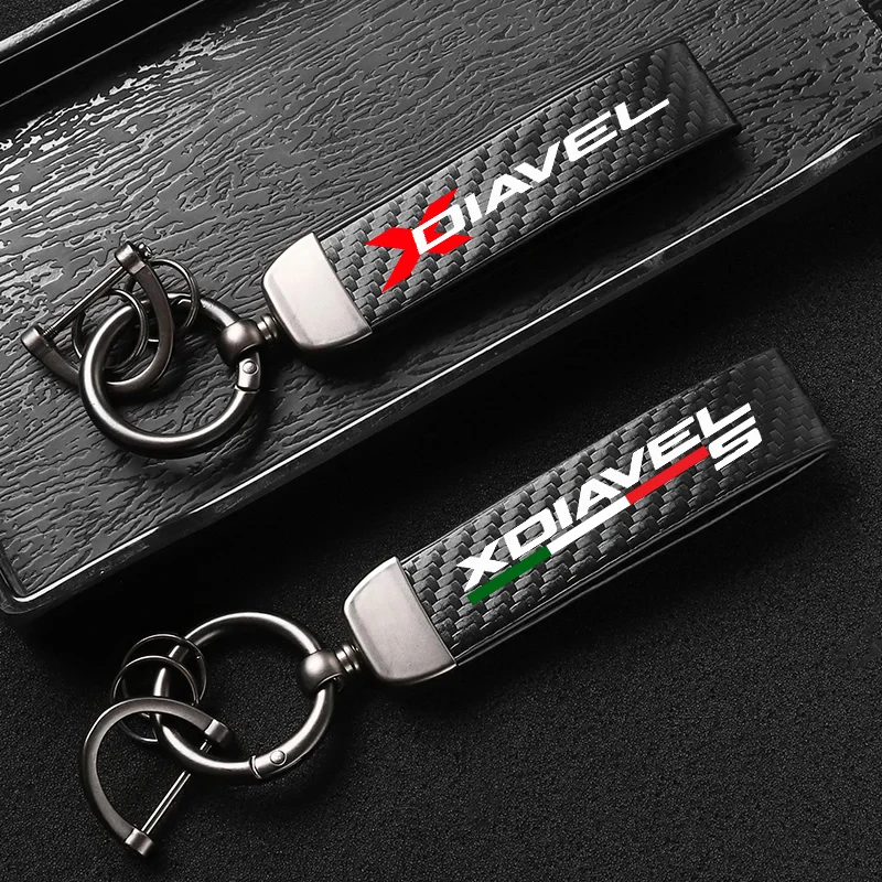 Reťaze motocyklov Klávesové kľúče Kľúčové uhlíkové vlákno pre XDiavels Ducati XDiavel X-Diavel 1200 Diavel1200 Vlastné logové príslušenstvo