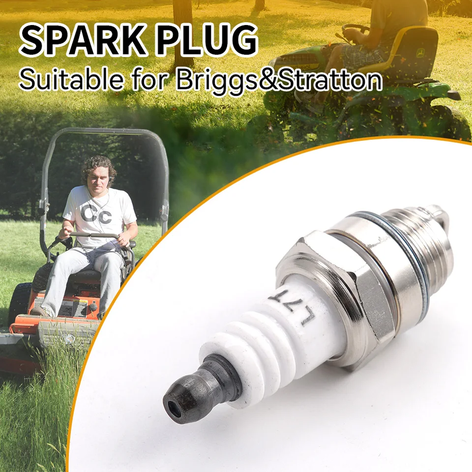 Reťazové píly náhradné diely Zapaľovacia sviečka RJ19LM BR2LM pre Briggs & Stratton Gasoline Chainswaw Cutter Grass Trimmer Garden Garden Tool