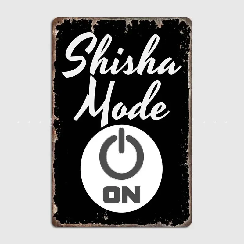 Režim shisha na parkovaciu štýlovú vape cín plakety pre nástenné umenie, klasické plagáty pre elektronické fanúšikovia cigariet, Perfect Homedecor