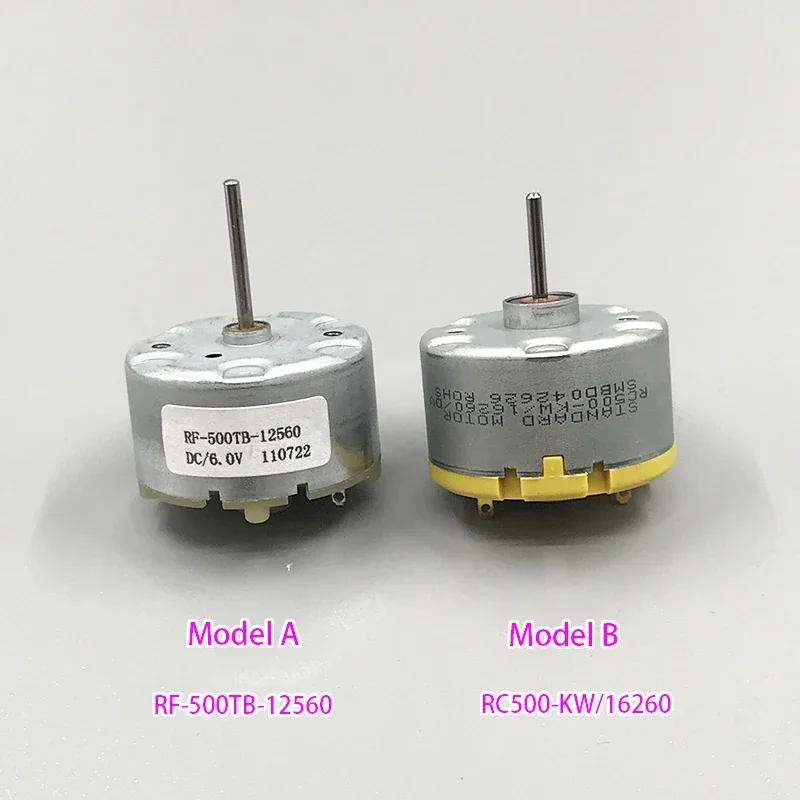 RF-500TB-12560/ RC500-KW/ 16260 Motor DC 12V Micro Round 32 mm priemer vreteného motora Dlhý hriadeľ