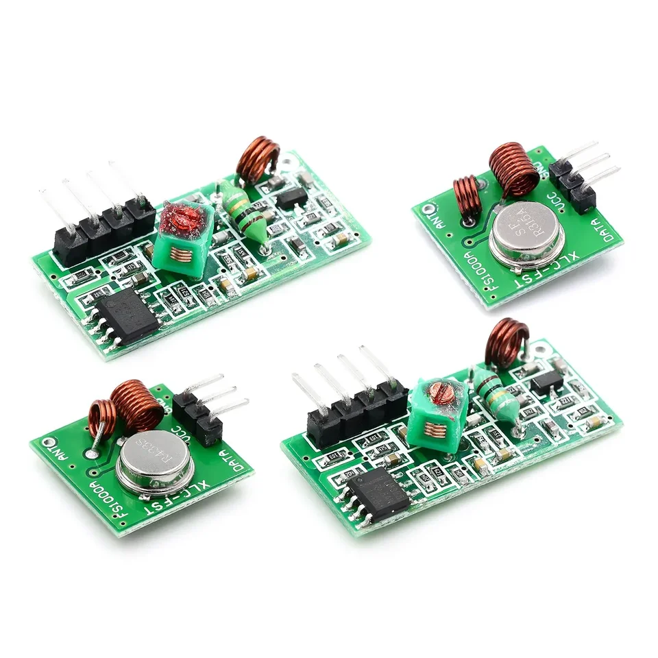 RF Wireless Regeneration Modul a vysielačová doska Super Regeneration 433MHz DC5V (ASK /OOK) 1PAIR = 2PCS