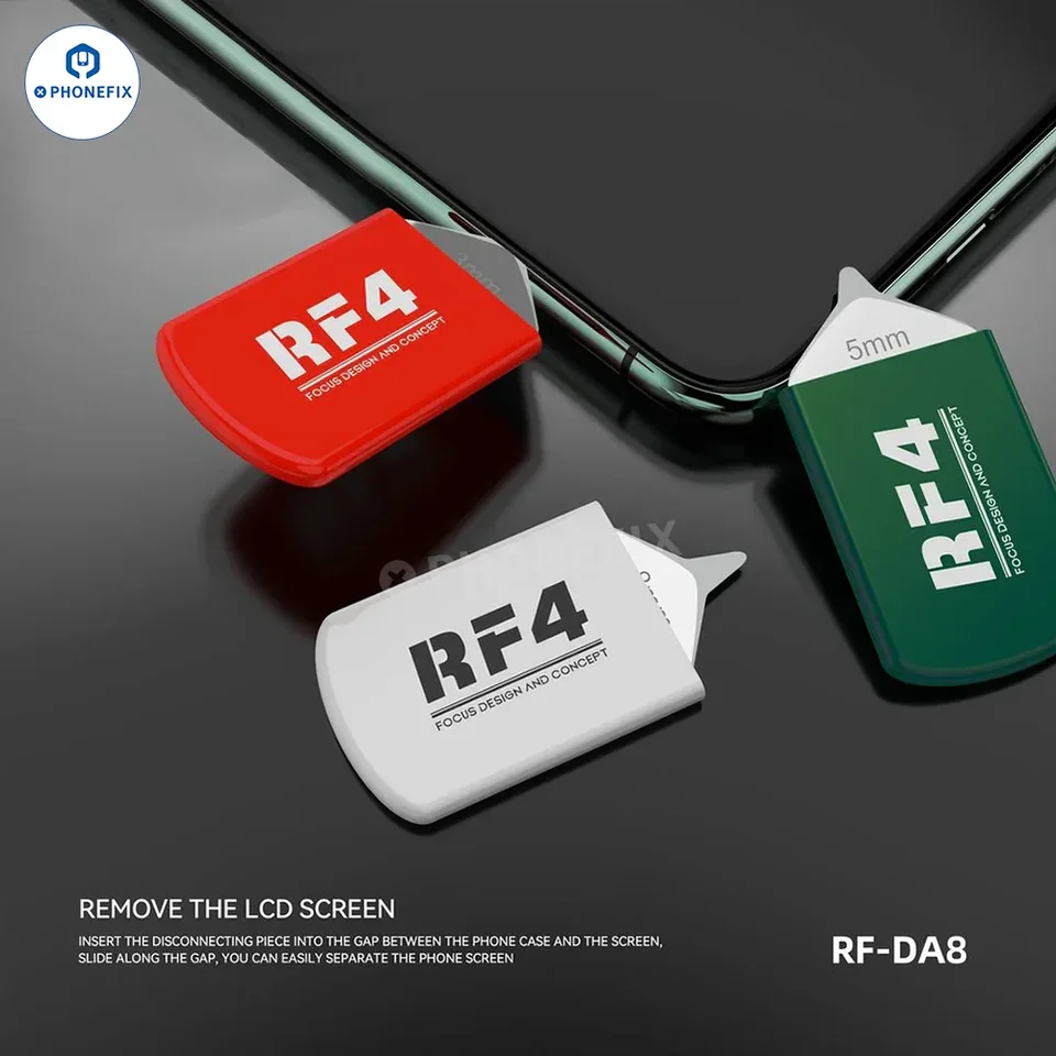 RF4 Demassembon Blade Kit pre iPhone 15 16 16 CPU Tin Glue Cleanre Otvorenie Pryer LCD Screen Frame Frame Battery Cutting Opravy Nástroje