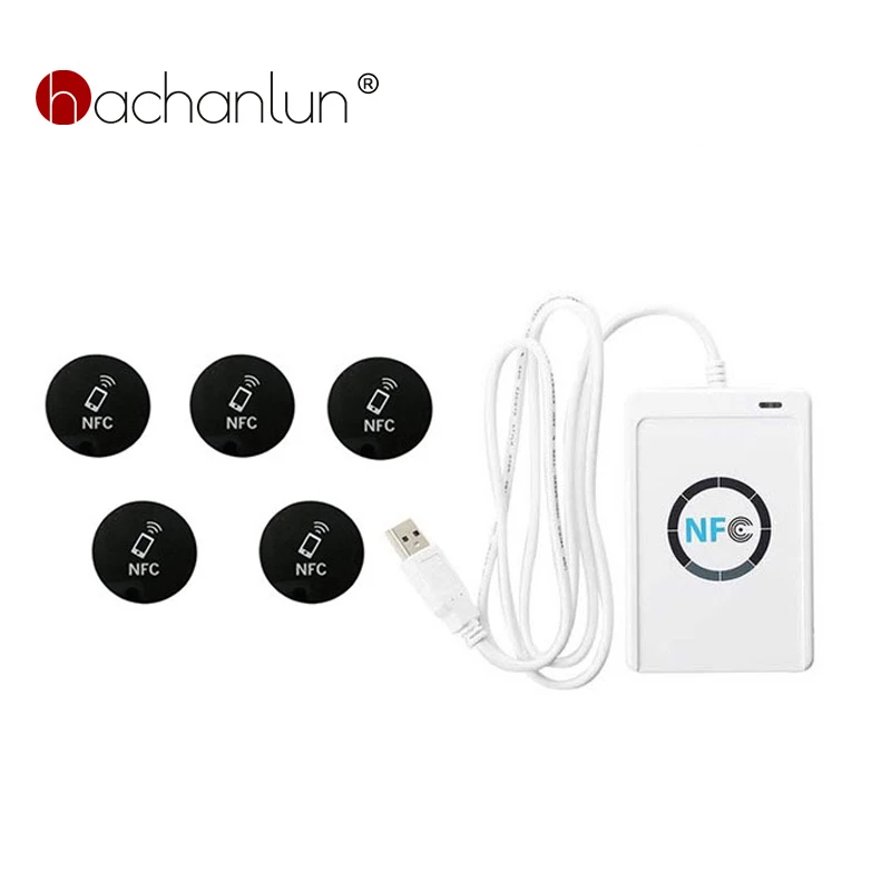 RFID Card Reader Writer RFID kopírovací duplikátor klon USB S50 13,56MHz M1 karty UID zapisovateľné keyfobs NFC ACR122U