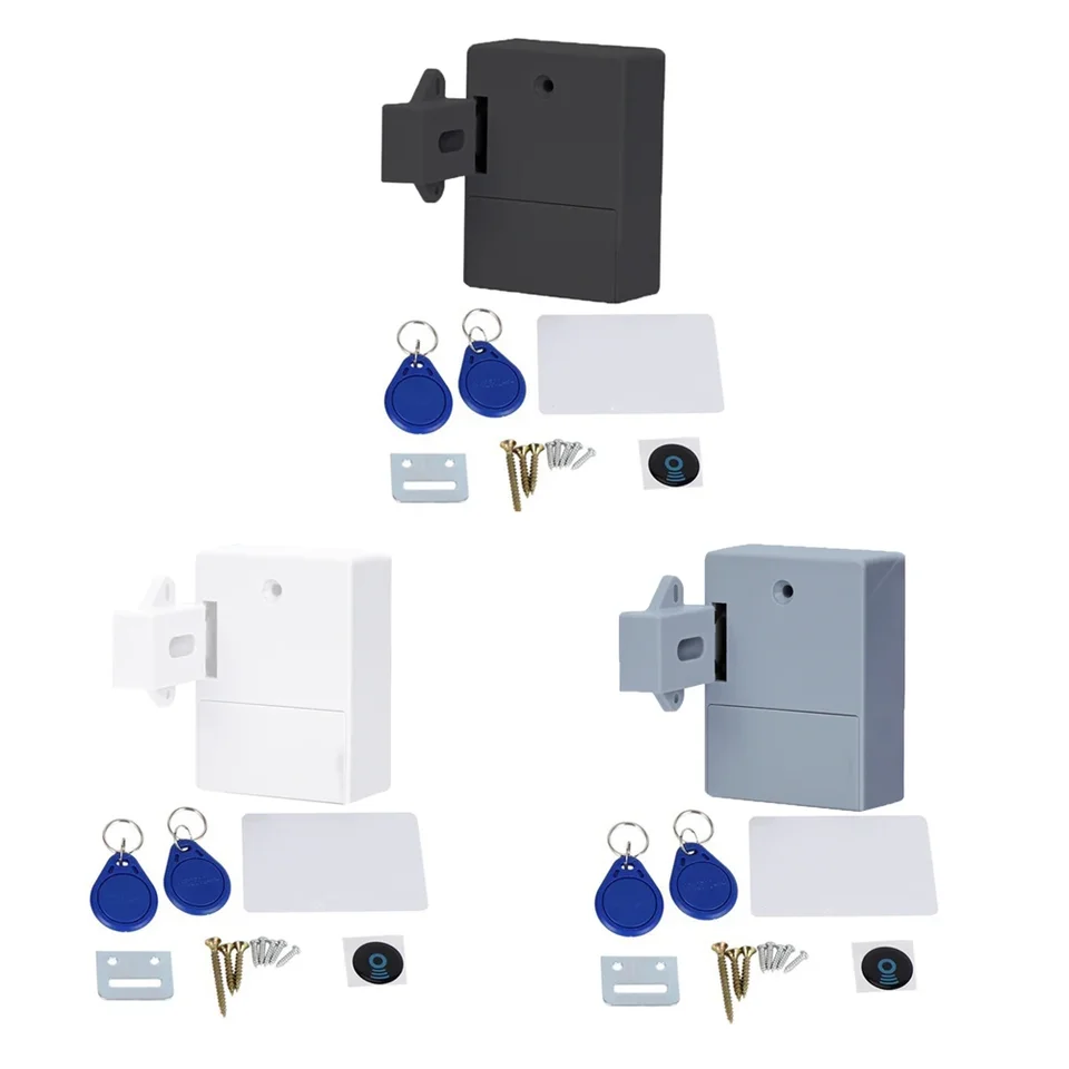 RFID Lock RFID Elektronický zámok skrinky s 2 kľúčovými skrytými DIY zámok RFID Elektronická skrinka pre skrinky skrytý zámok pre domácich majstrov