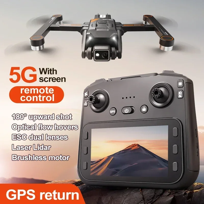 RG700PRO GPS DRON s ovládacou leteckou fotografiou obrazovky 4K DUAL CAMERA GPS GPS návratu Quadcopter bez prekážok UAV prekážky