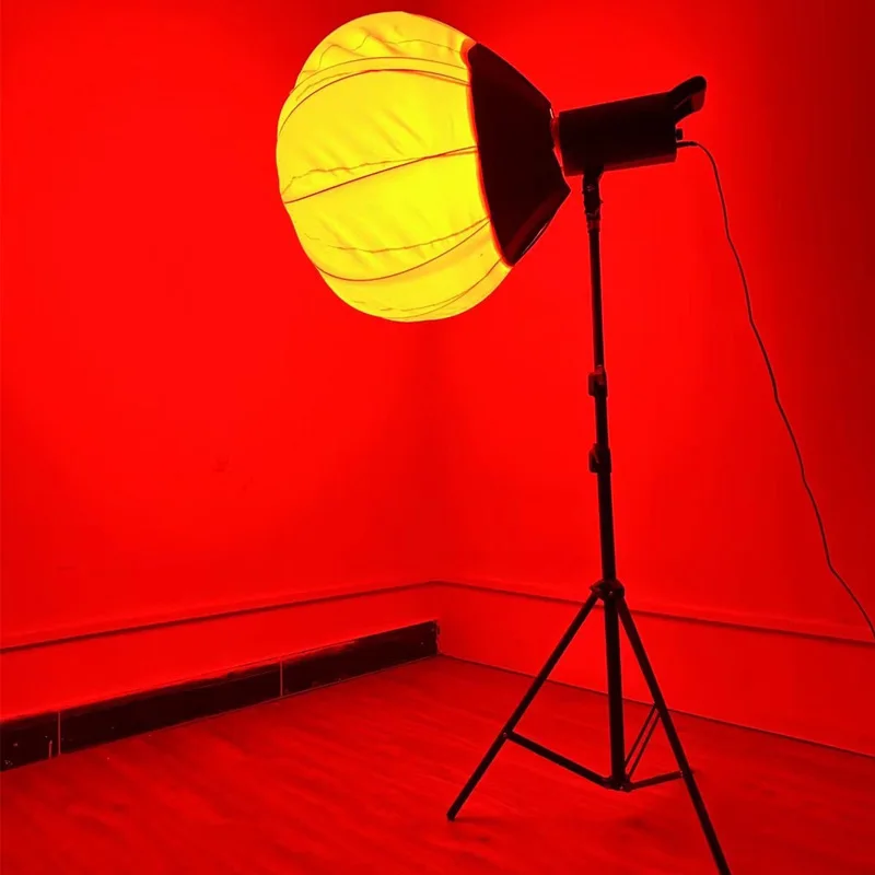 RGB Bowens Mount Softbox diaľkové ovládanie 100 W lampa Globe Lantern Ball Difuser Difuser Ring Soft Light Light ModiferFilm Video Shoot