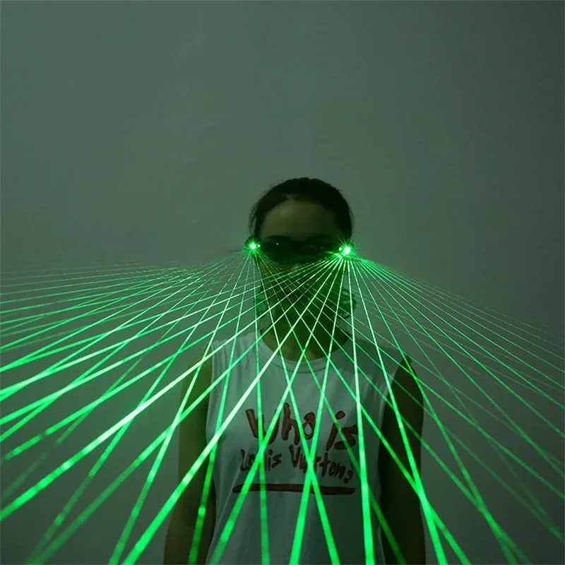 RGB laserové okuliare Party, okuliare Emitujúce LED svetlo, rekvizity laserovej atmosféry, show KTV tanečné pódium blikajúce show dodávky