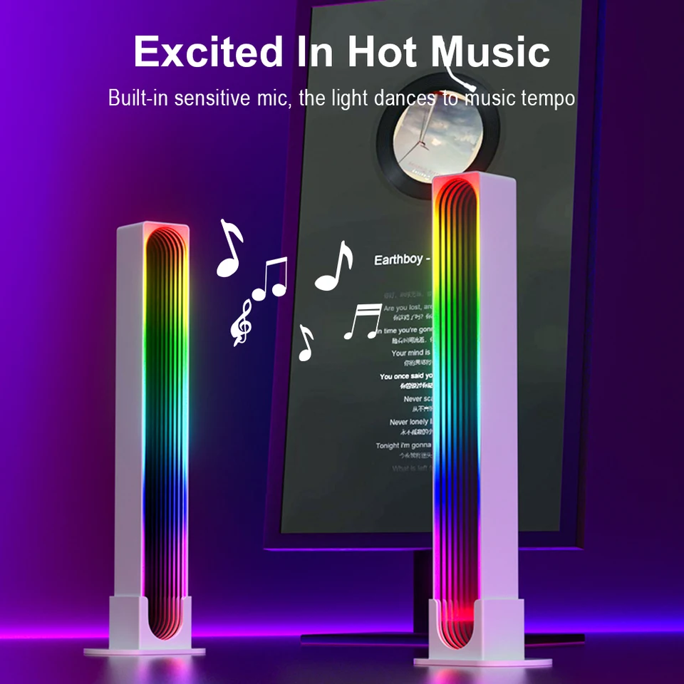 RGB LED inteligentné svetlo hlasové ovládanie Color Lamplight Control hlasový ovládanie inteligentné ovládacie prvky