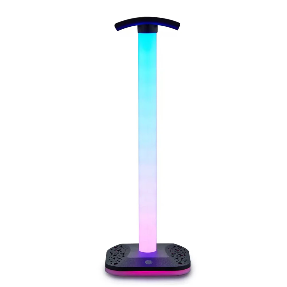 RGB Svetlo slúchadlá pre slúchadlá Anti sklz Univerzálny držiak na slúchadlá Držiak na zobrazenie poličky proti škrabaniu PC Príslušenstvo Nastaviteľné jas