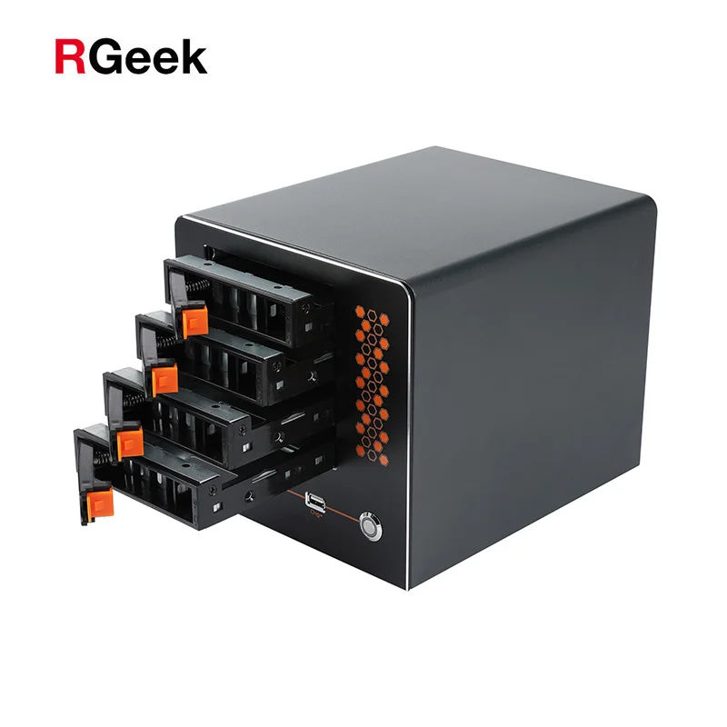 RGEEK Custom NAS04A J1900 NAS CASE 4 BAY 3,5 