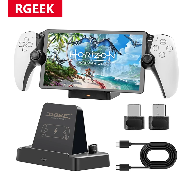 RGEEK TP5-3553 pre portál portálu PS5 nabíjanie portálu Magnetické streamovanie typu C vrecká