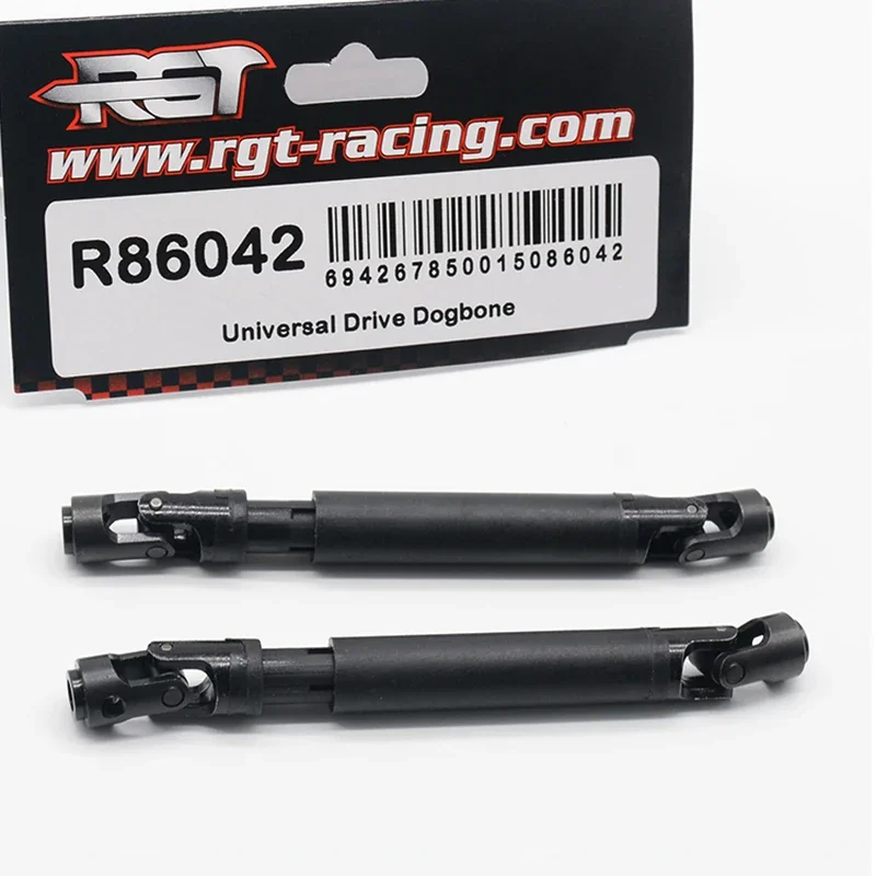 RGT EX86100 RC ČASŤ Kovový univerzálny hnací hriadeľ CVD Dogbone R86042 pre 1/10 Diaľkové ovládacie prvky lezenie Crawler Original Accessorie