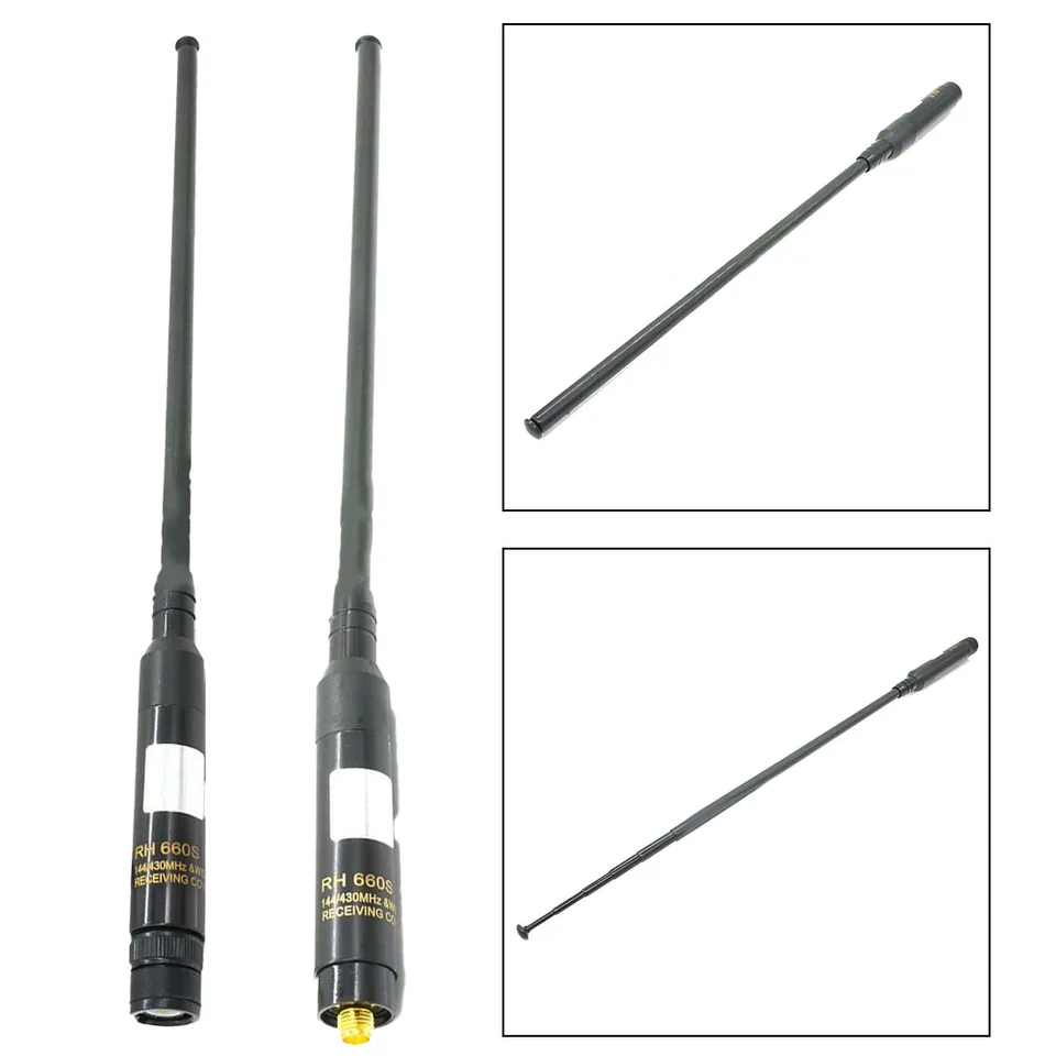 RH660-s vysokým obsahom dvojitého vysielateľného vysielania teleskopickej antény s SMA-Female/SMA-MALE HERRAMIESTA TALADROS NAVAJA Power Tool Sads