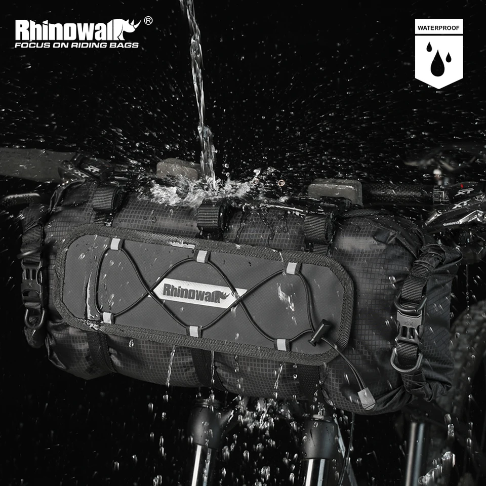 Rhinowalk Bicycle Runchar Runchar Witerproof 12L Bikepacking Batters Držiak odnímateľných predných vreckov