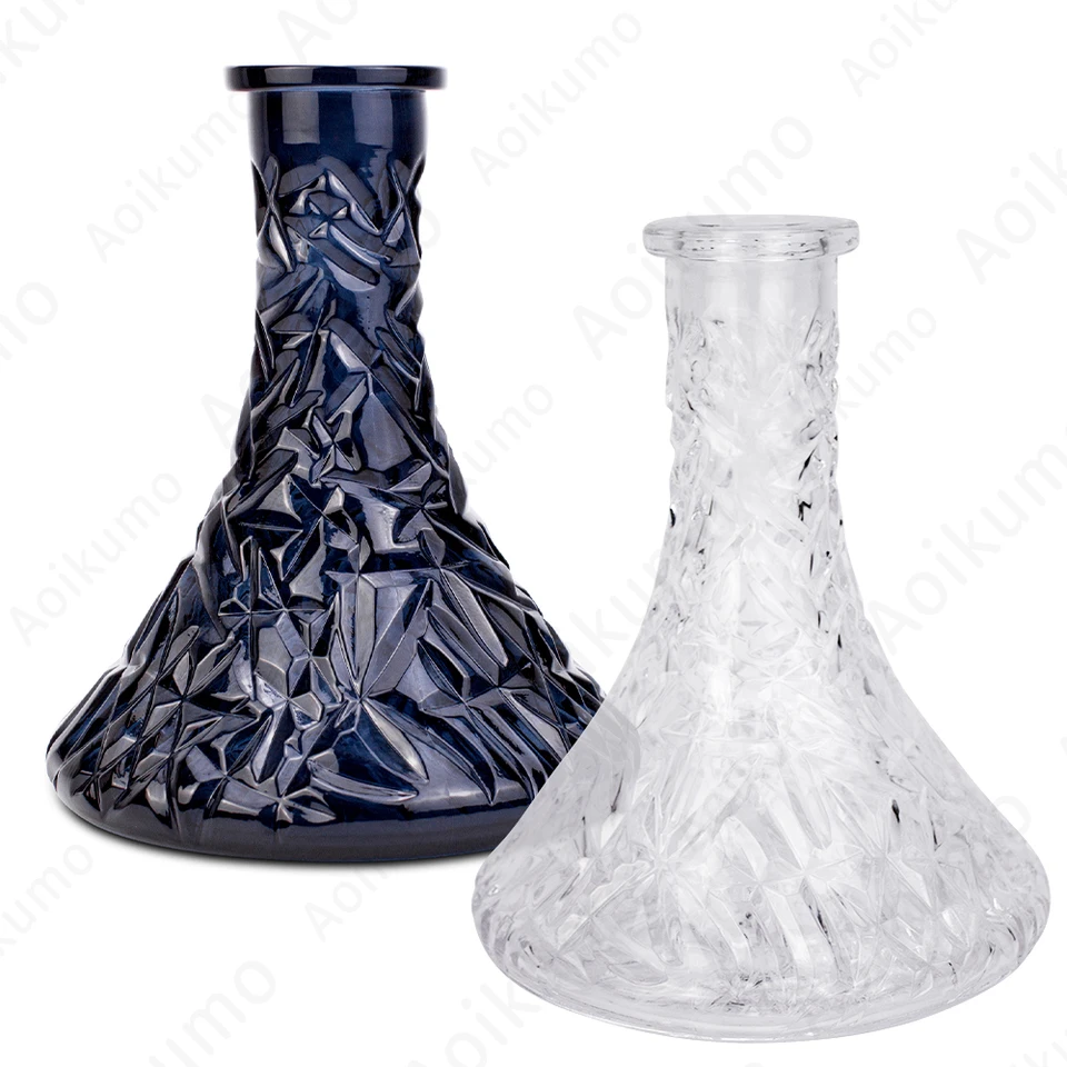 Rhombus Shisha Hookah Glass Glass Universal Flask Base shisha základňa Nargile Sheesha Chicha Cachimbas Flask Flask doplnky