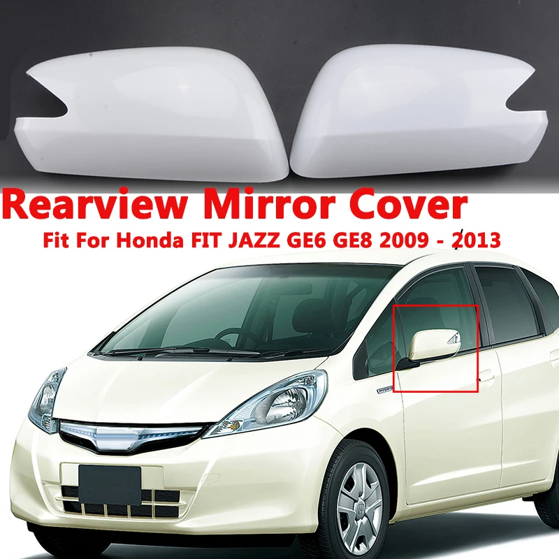 Rhyming spätné zrkadlo Bočné zrkadlo Side Mirror Surgr so signálnou lampovou otvorom pre Honda Fit Jazz GE6 GE8 2009-2013 Príslušenstvo automobilu