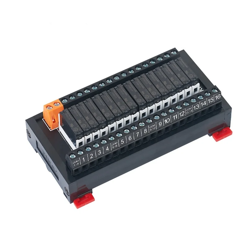 Riadiaca doska relé modulu SK Series PLC Zosilňovač DIN Rail Pluggable Relé 4/8/10/12/16 kanál 5V/12V/24V NPN/PNP kompatibilný