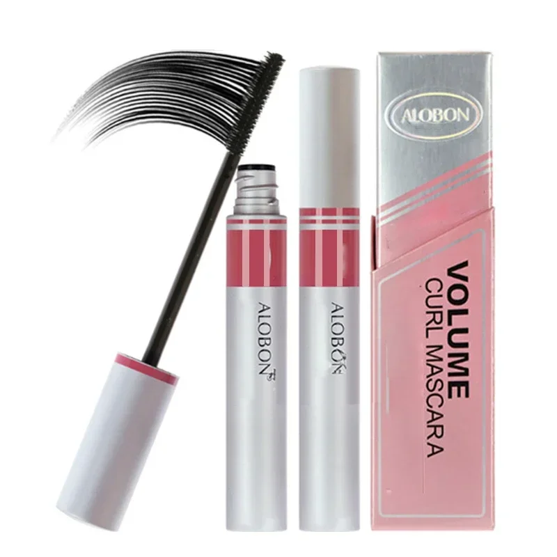 Riasenka individuálne cudzie riasy predlžovanie kolosálneho riasenky expresný make -up 1pc čierny atrament Alobon 3D vlákna riasy