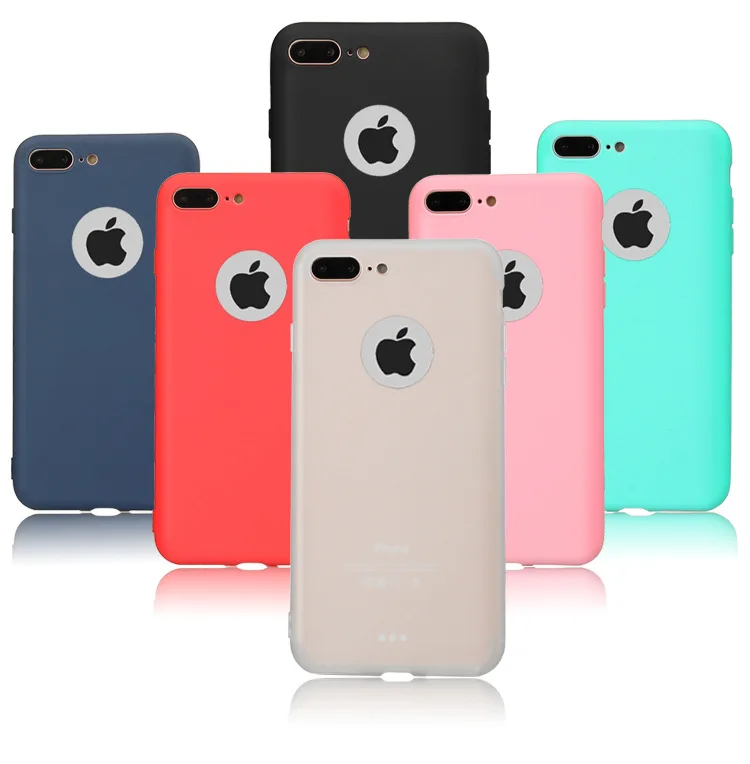 RiceState Soft Silikone Candy Pudding Cover pre iPhone 8 7 6S Plus x xr xs 12 Mini 11 Pro Max SE puzdro flexibilné gélové puzdro