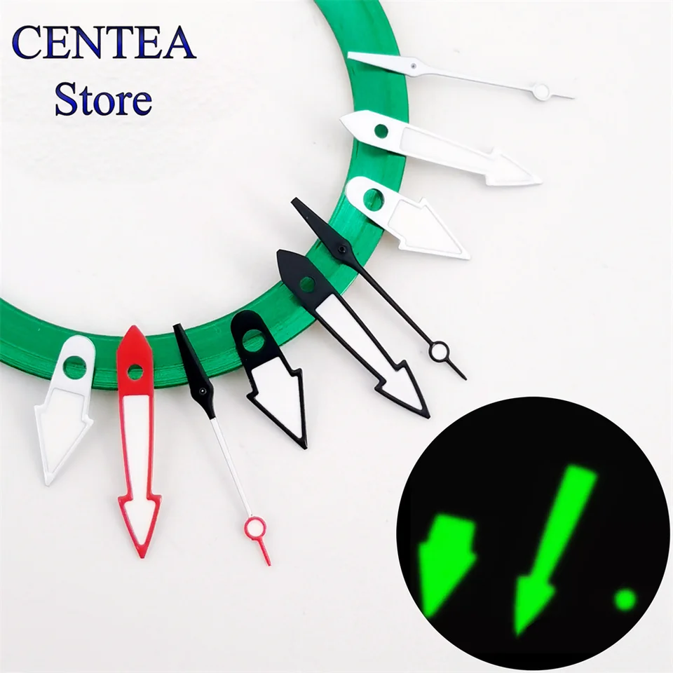 Richus NH35 Watch Hands Green Luminát Fit NH36 ETA 2836/2824 MIYOTA 8215 821A MOHING