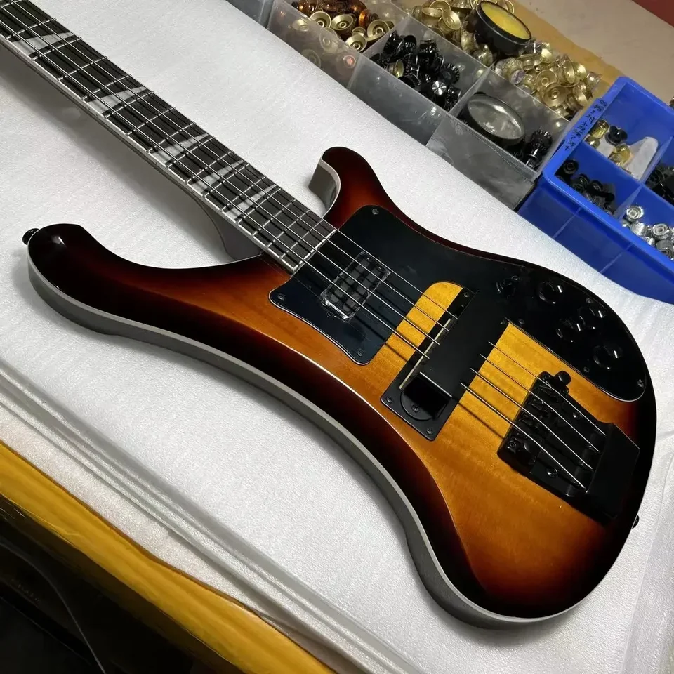 Rickenbacker 4003 Elektrická gitara, basová gitara, Basswood Body, Vintage Sunburst Color, Rosewood Fretboard