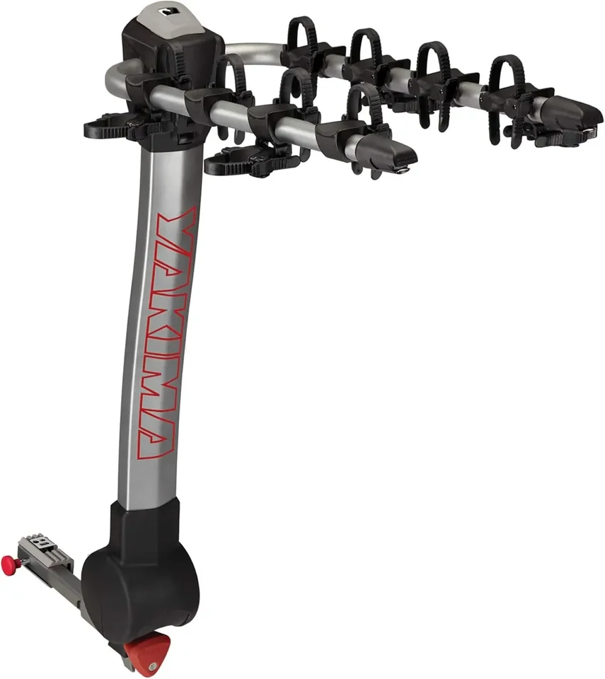 Ridgeback Tilt-Away Hitch namontovaný stojan na bicykle pre autá, SUV, nákladné autá a ďalšie, hodí sa 1,25 ”a 2” závesy