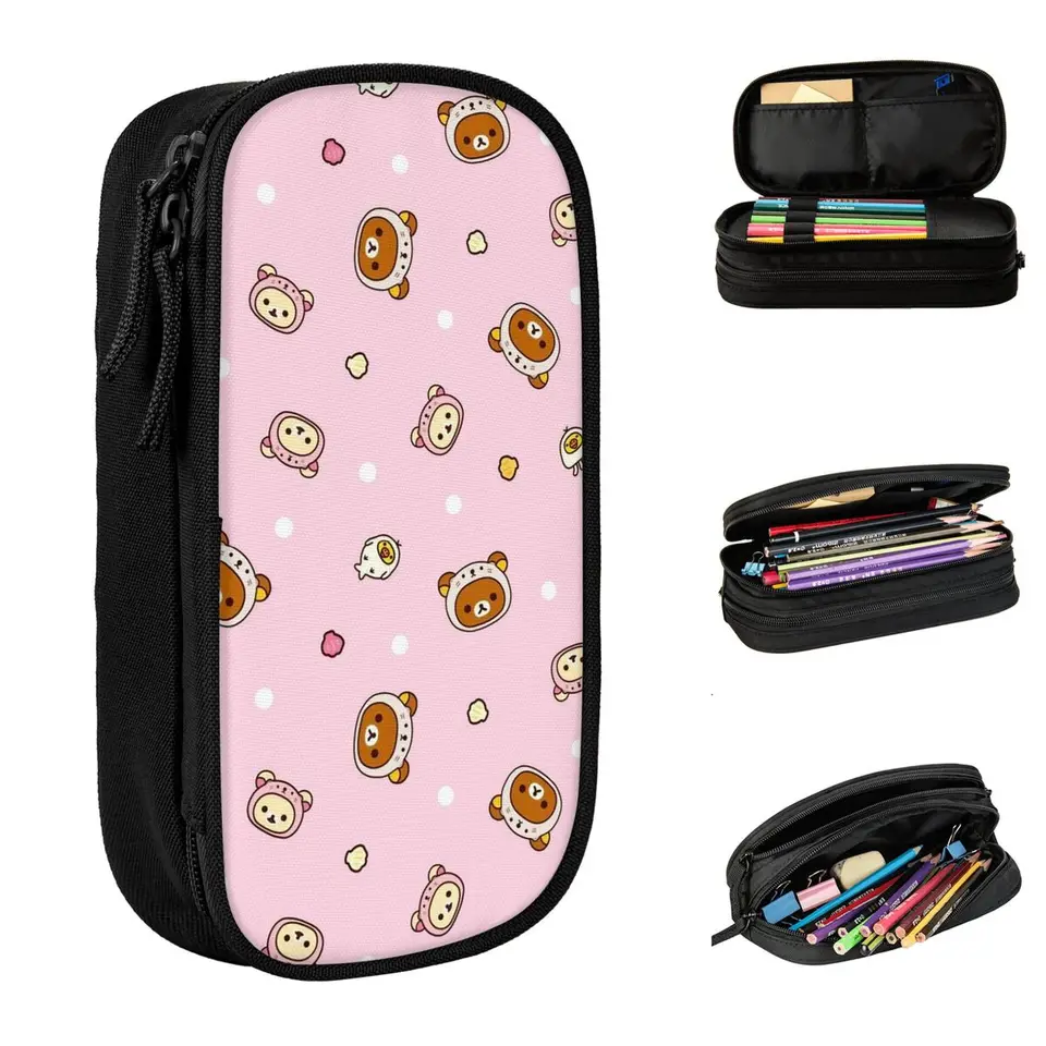 Rilakkuma anime roztomilý medvedí ceruzka Puzdro