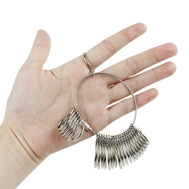 Ring Sizer Meerement Scales Kit nástroje uk az us US EU HK JP Prstový prsteň