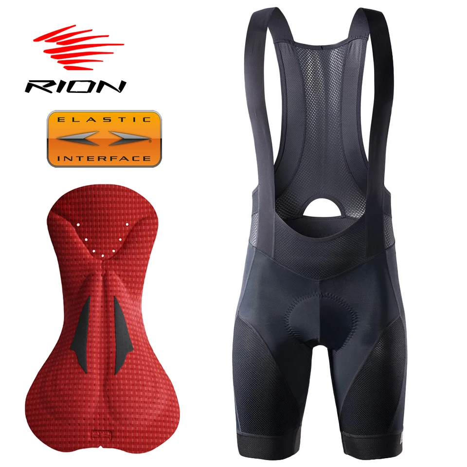 Rion cyklistické brynds šortky muži letné bicykle spodná bielizeň elastické rozhranie vankúš MTB Mountain Bike Bike z kopca 3D čalúnené pančuchy bicykel