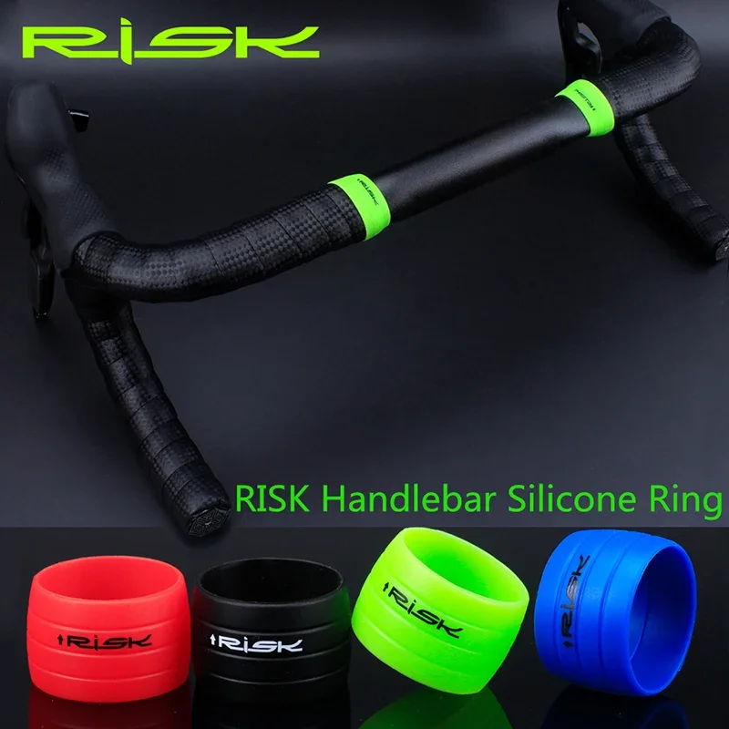 Riziko 1 párové cestné bicykle Rifling Restrice Filný prsteň, Silikónový nekĺzavý pásik na bicykli, priľnavý prsteň, protišmykový gumový rukáv