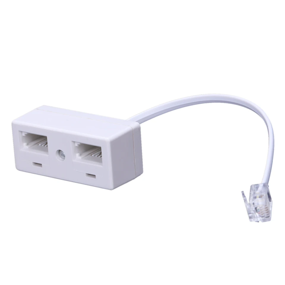 RJ11 Plug to Dual UK BT telefónny konvertor