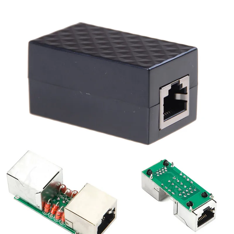 RJ45 LAN Adapter Ethernet RJ-45 Ochrana ochrany proti lemovaniu zariadenia Ethernet Protect Chráni prístrojový ochranný ochranca