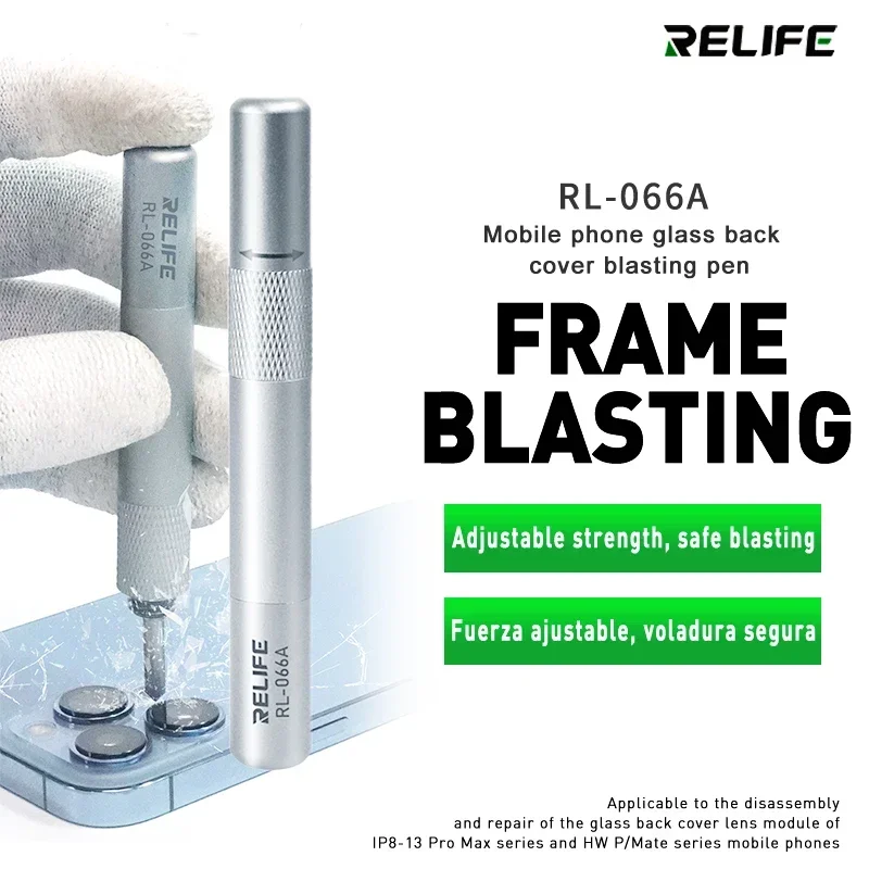 RL-066 RL-066A Mobilný telefón sklenený zadný kryt Striekacie pero, aby ste rozložili sklo fotoaparátu/zadného krytu s nastaviteľnou pevnosťou