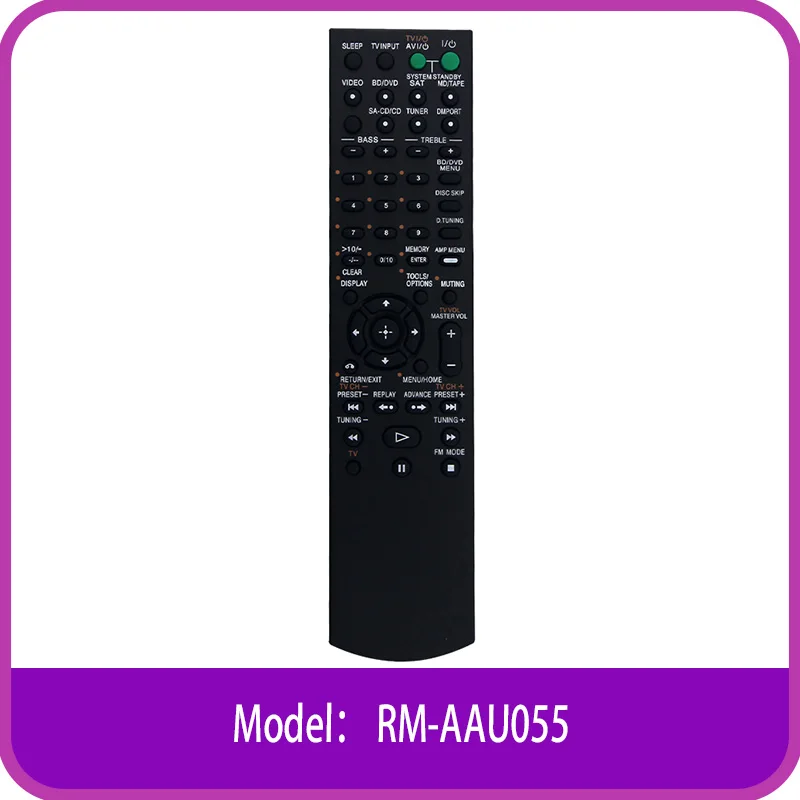 RM-AAU055 Sub RM-AAU002 RM-AAU056 RM-AAU025 RM-AAU001 Diaľkové ovládanie pre Sony AV AV prijímač STR-DH100 STRDH100 STR-DE598 STR-K675