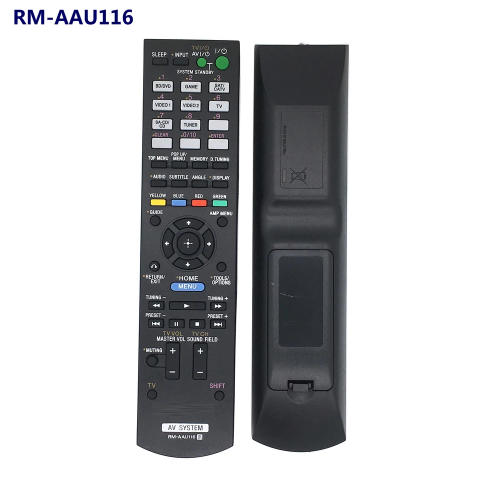 RM-AAU116 Výmena diaľkového ovládania pre Sony AV System RM-AAU190 RM-AAU113 STR-DN850 STR-DH520 RM-AAU117 SS-SRP3500 SS-MSP3500
