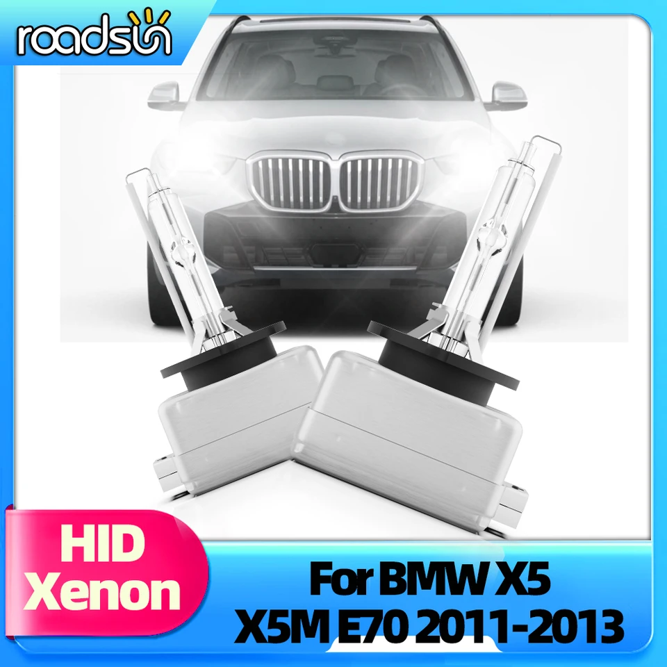 Roadsun 2ks predné auto HID Xenon Lamps D1S 35W FITS FOR PRE BMW X5 X5M E70 2011 2012 2013
