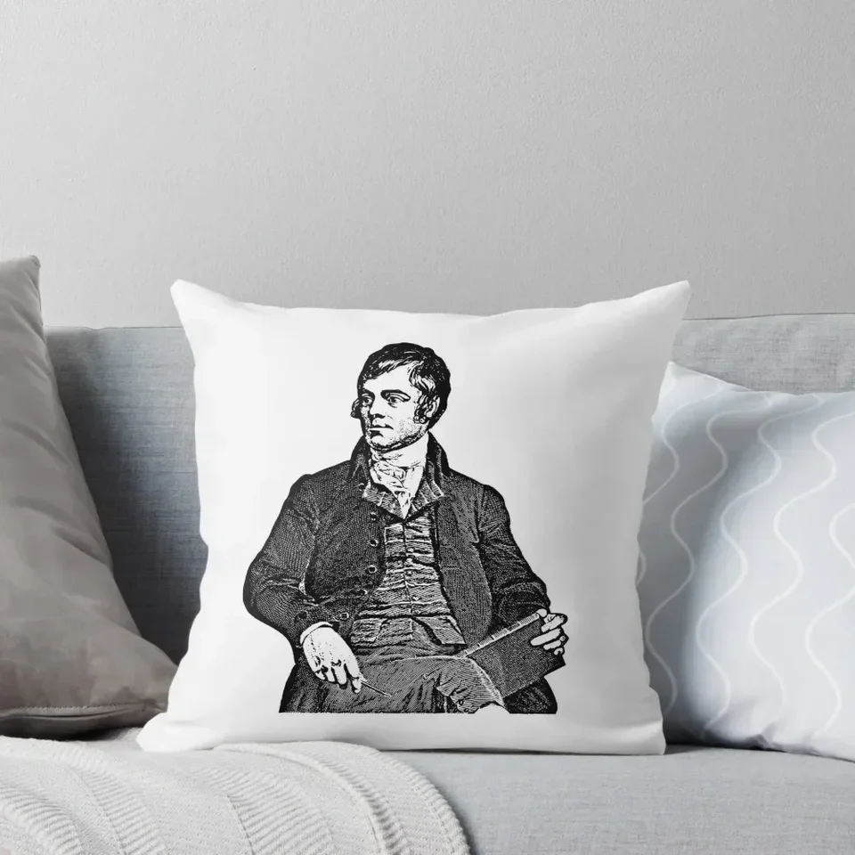 Robert Burns hodí vankúš vankúš vankúš vankúši