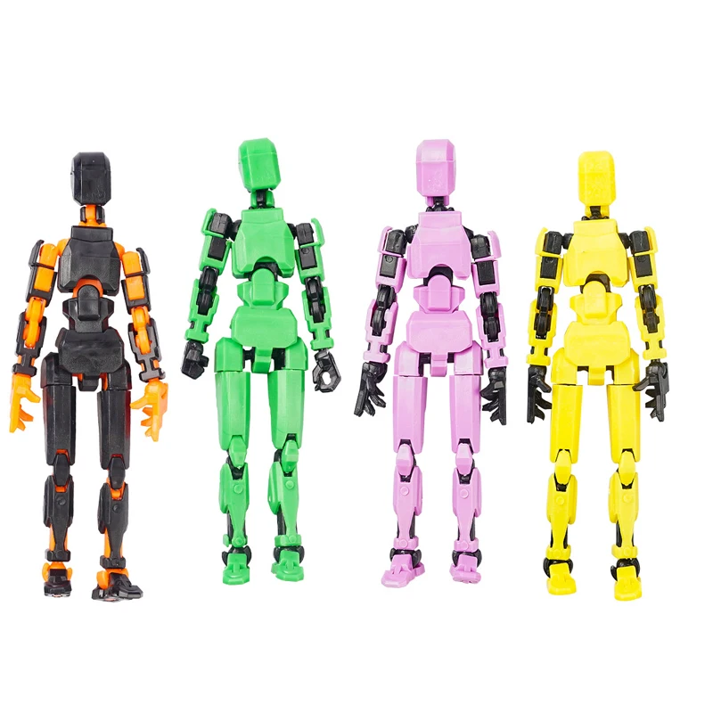 Robot Action Obrázok 3D vytlačené s úplným kĺbom pre animáciu Stop Motion 13 Action figure figure malé ozdoby