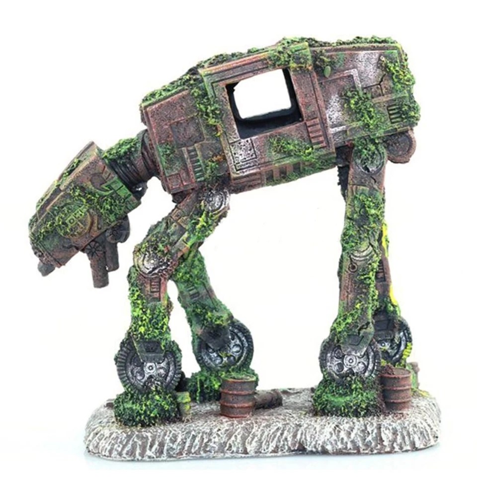 Robot Pes Tvar akváriu krajina dekorácia simulácia simulácia rybí