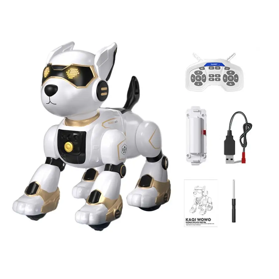 Robot pre deti robotický psí hračky s hlasovým príkazom dotyk senzory pre deti vzdelávacie diaľkové ovládanie domáceho maznáčika pre deti