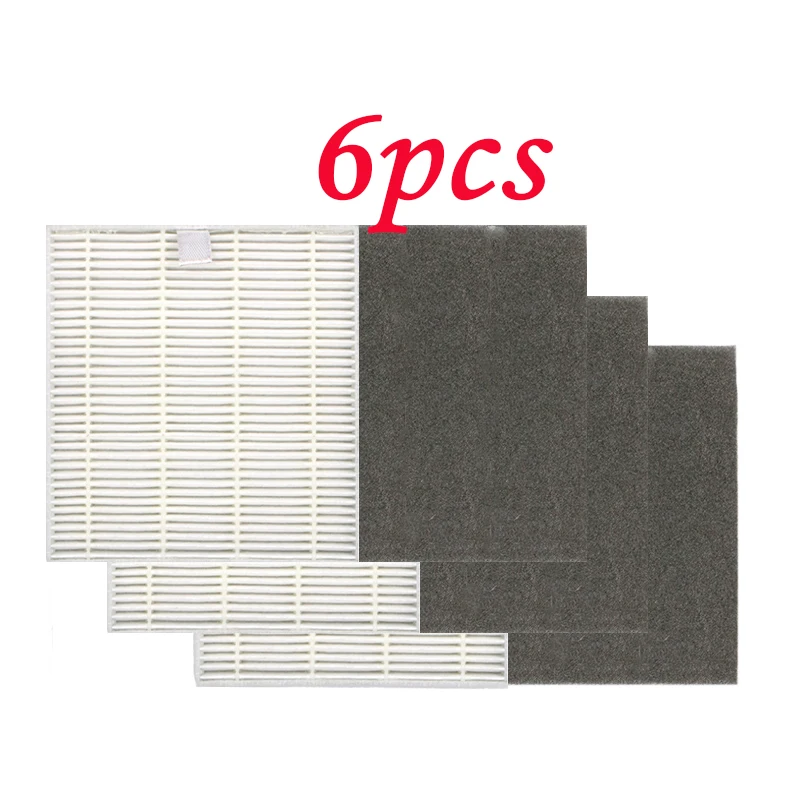 Robot vysávač Hepa Filter Side Brush Mop pre ILIfe V8 V8S X750 A7 X800 X785 V80 Robotické vysávače Časť
