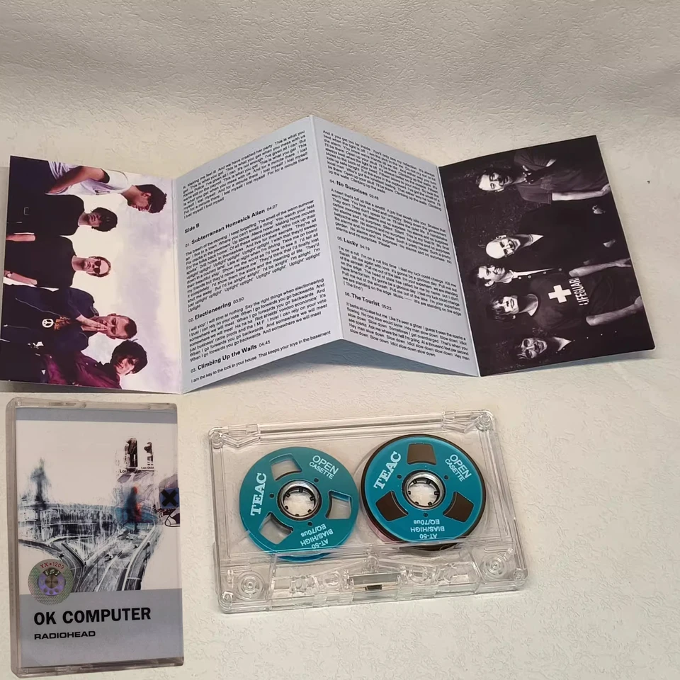 Rock Band Radiohead Music Cassettes ok počítačový album Metal CD Tape Cosplay rekordér Car Walkman Soundtracks Box Collection Gift